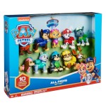 Spin master paw patrol - set de regalo action pack pups, figura de juguete 10 figuras de perros 6065255