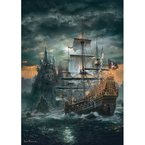 Puzzle colección clementoni de alta calidad  el barco pirata piezas 1500 31682