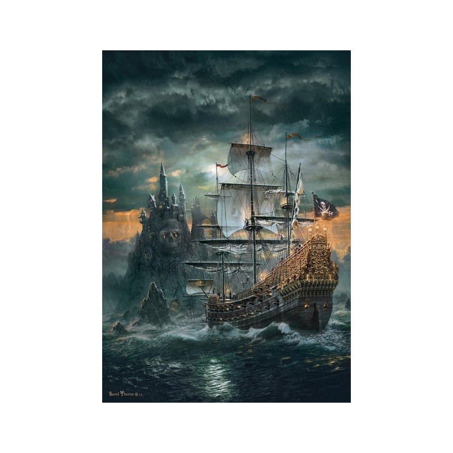 Puzzle colección clementoni de alta calidad  el barco pirata piezas 1500 31682