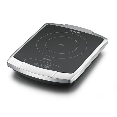 Rommelsbacher ct 2203/tc hobs cerámico 1 zona(s) acero fino, negro, acero inoxidable, 2200 w