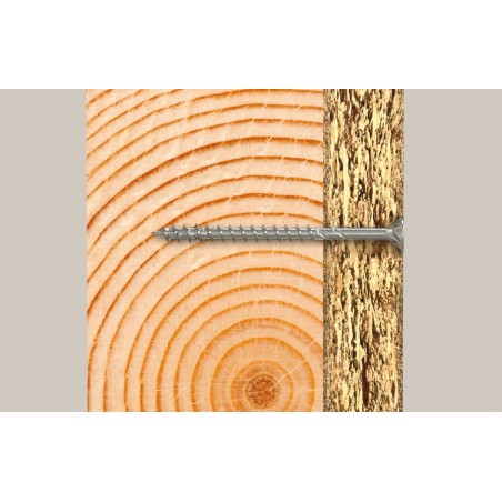 Tornillo fischer aglomerado power-fast ii 6.0x40 cabeza avellanada (50 piezas, rosca parcial, galvanizado)