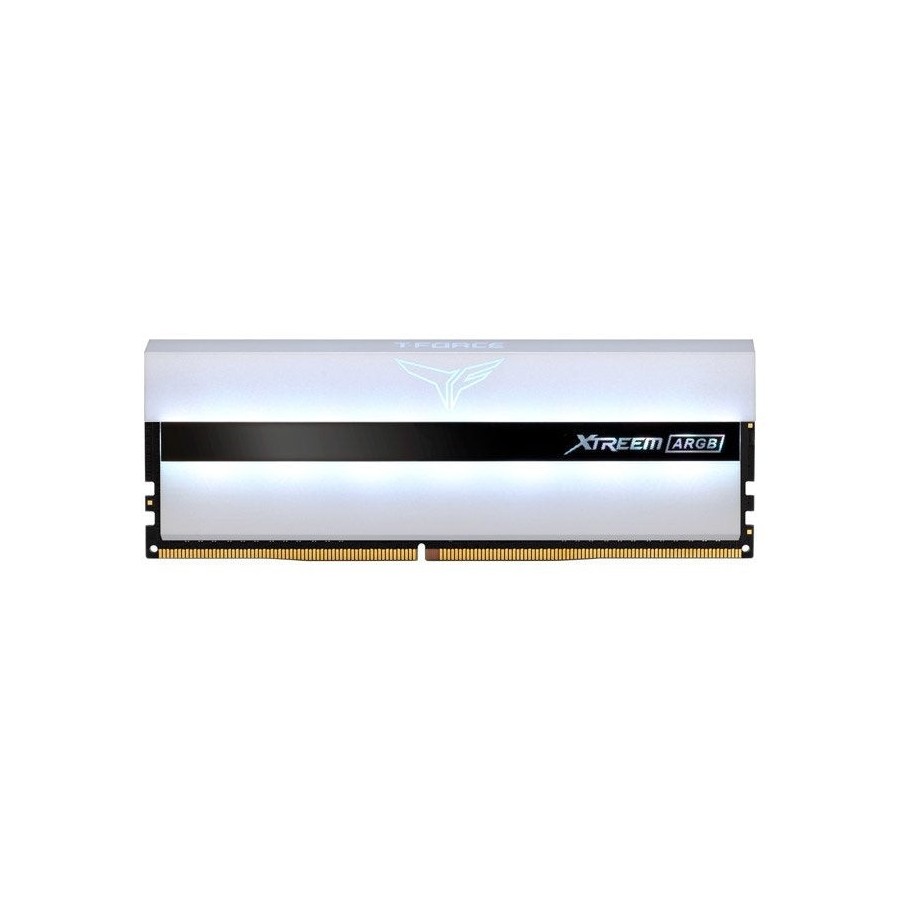 Memoria team group 16 gb ddr4-3200 (2x 8 gb)  (blanco, tf13d416g3200hc16cdc01, xtreem argb, intel xmp)