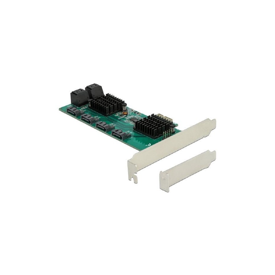 Tarjeta delock pci express x1 sata de 8 puertos, controlador