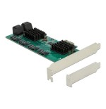 Tarjeta delock pci express x1 sata de 8 puertos, controlador