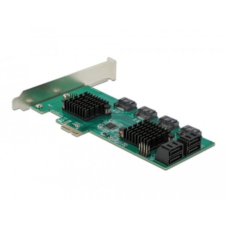 Tarjeta delock pci express x1 sata de 8 puertos, controlador