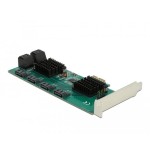 Tarjeta delock pci express x1 sata de 8 puertos, controlador
