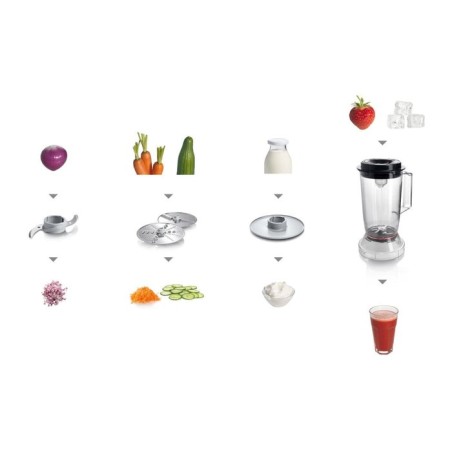 Procesador de alimentos bosch multitalent3 mcm3201b 800w 30 funciones