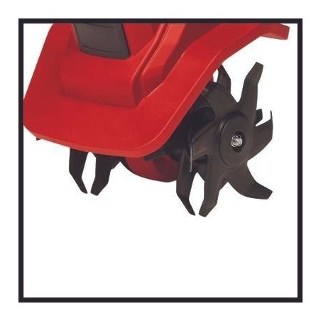 Motocultor inalámbrico einhell ge-cr 18/20 li e - solo, 18 voltios (rojo/negro, sin batería ni cargador)