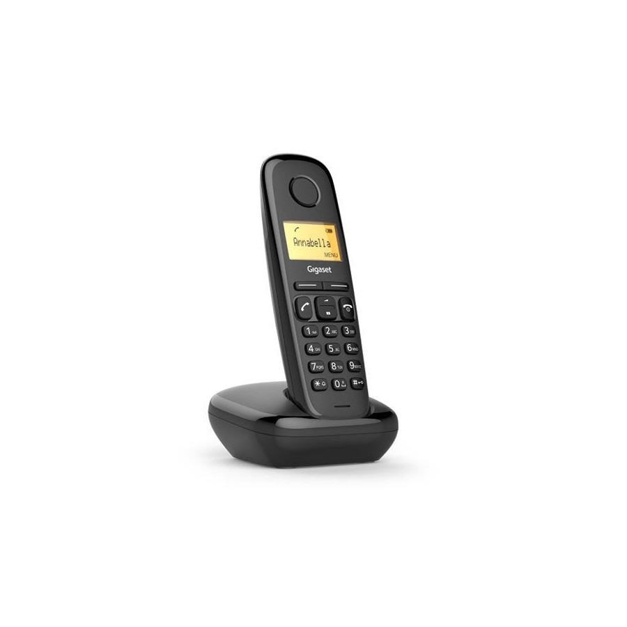 Gigaset telefono fijo inalambrico a170 negro