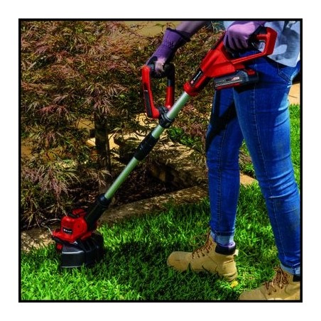 Cortabordes inalámbrico einhell ge-ct 18/28 li - solo, 18 voltios (rojo/negro, sin batería ni cargador) 3411242