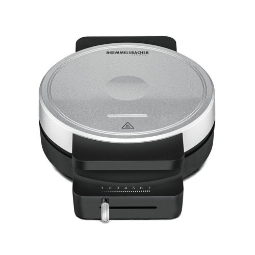 Rommelsbacher wa 850, plancha para gofres (negro/plateado, 850 vatios) wa 850