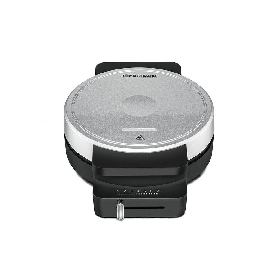 Rommelsbacher wa 850, plancha para gofres (negro/plateado, 850 vatios) wa 850