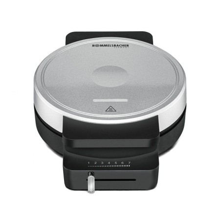 Rommelsbacher wa 850, plancha para gofres (negro/plateado, 850 vatios) wa 850