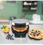Rommelsbacher wa 850, plancha para gofres (negro/plateado, 850 vatios) wa 850