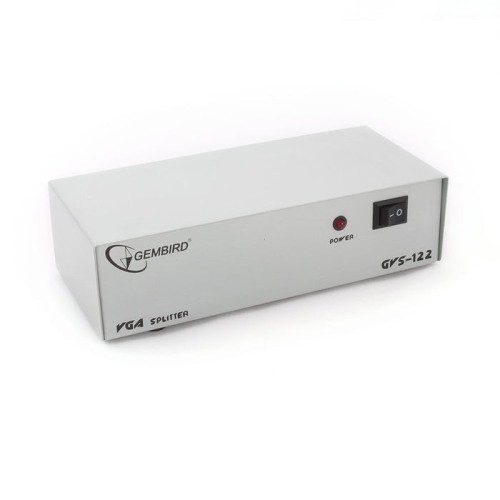 Gembird splitter de video vga  1 pc a 2 monitores hasta 70m gvs122