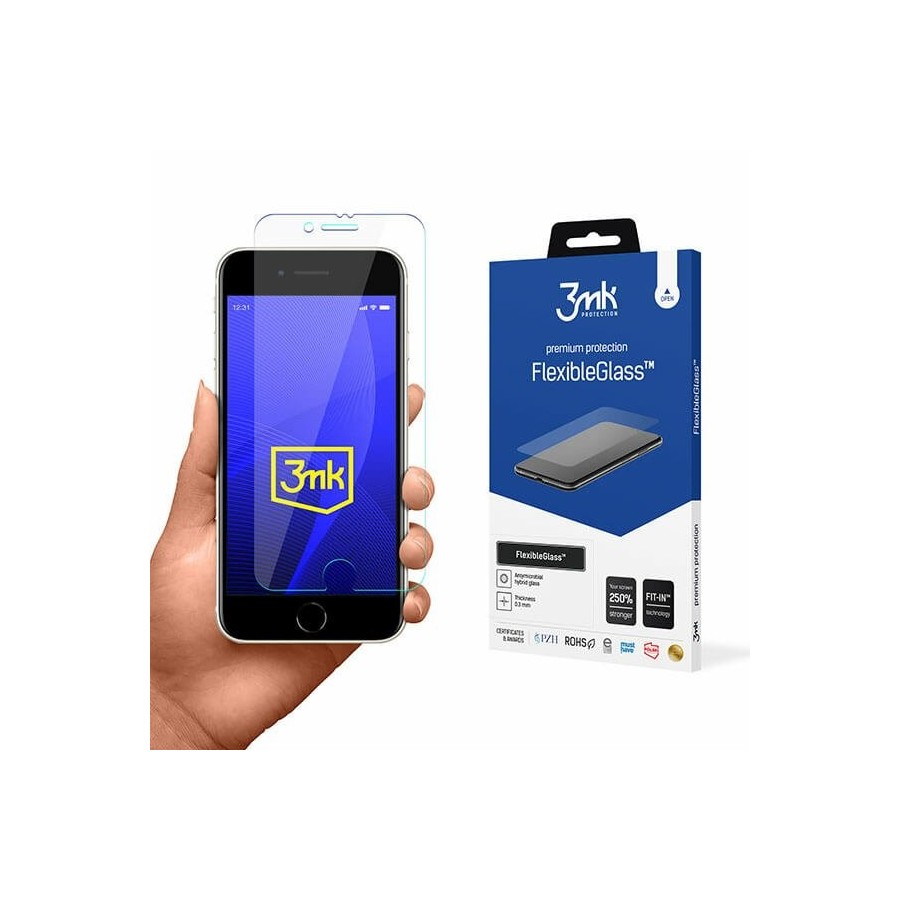 Vidrio flexible 3mk para iphone se 2020