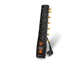 Regleta surge projoector acar p7  3m negro