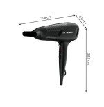 Rowenta cv 581l, secador de pelo negro