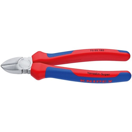 Alicates  knipex 70 05 140, de corte rojo/azul