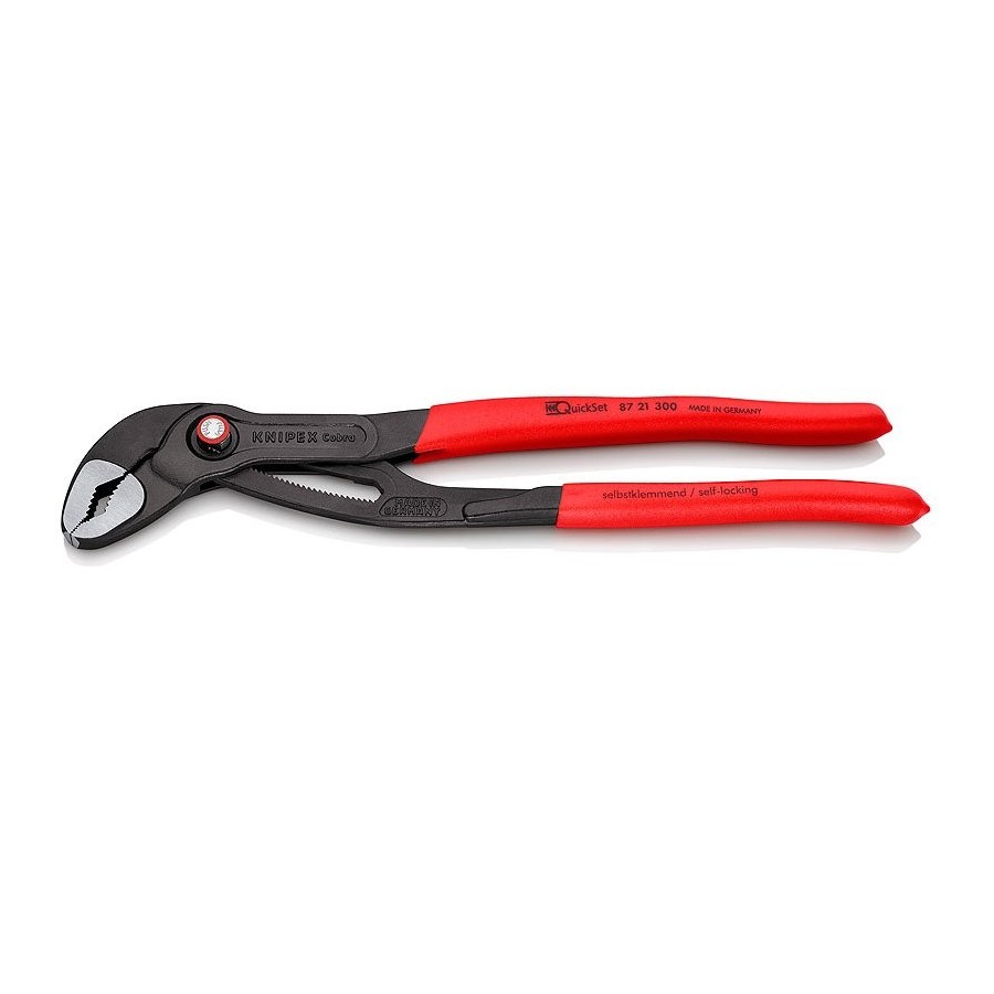 Alicates knipex 87 21 300, para bomba de agua / tubos rojo