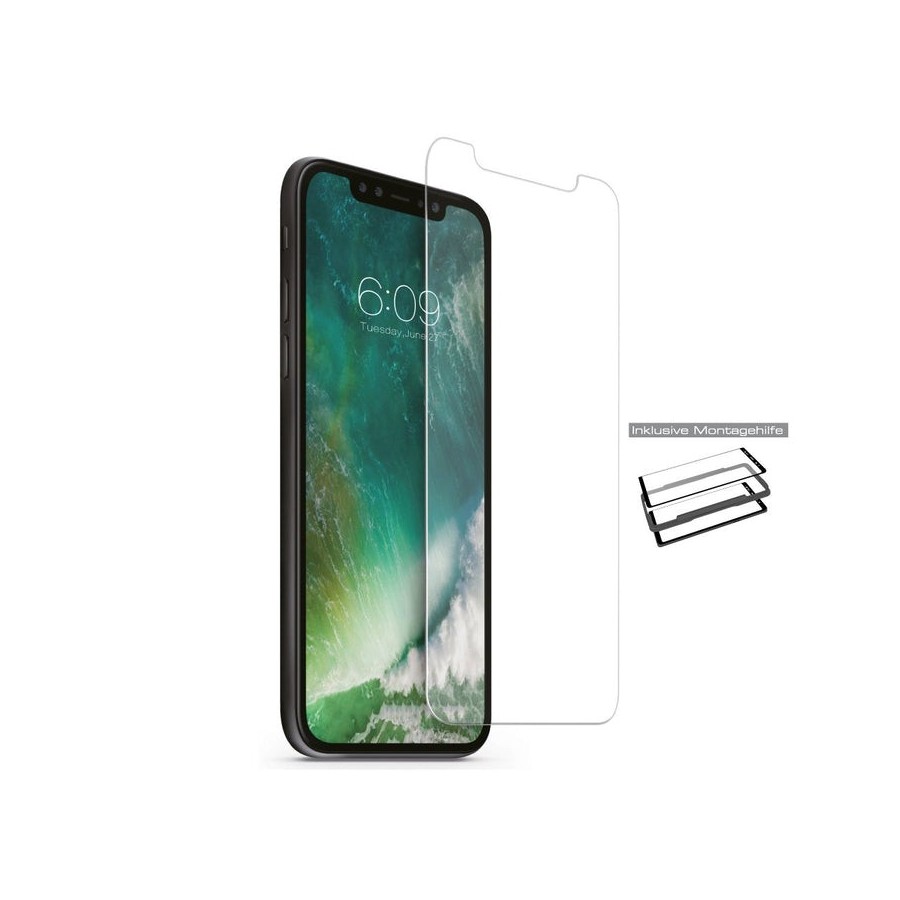 Protector nevox nevoglass transparente, iphone 14 pro max, con ayuda de instalación easy app 4250686410907