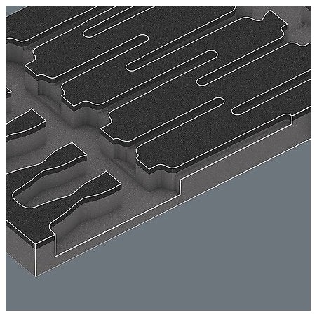 Destornillador  wera 05150102001 negro/gris