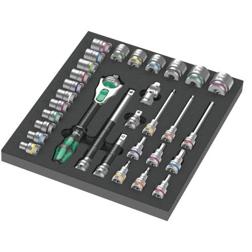 Kit de herramientas wera 05150112001 negro/gris