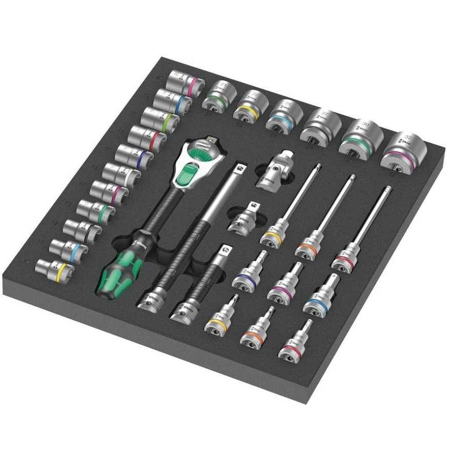 Kit de herramientas wera 05150112001 negro/gris