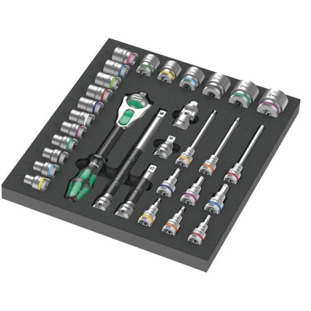 Kit de herramientas wera 05150112001 negro/gris