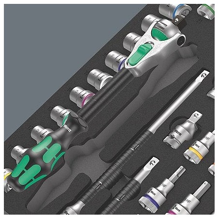 Kit de herramientas wera 05150112001 negro/gris
