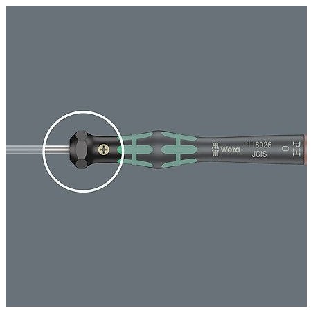 Destornillador wera 05150101001 negro/gris