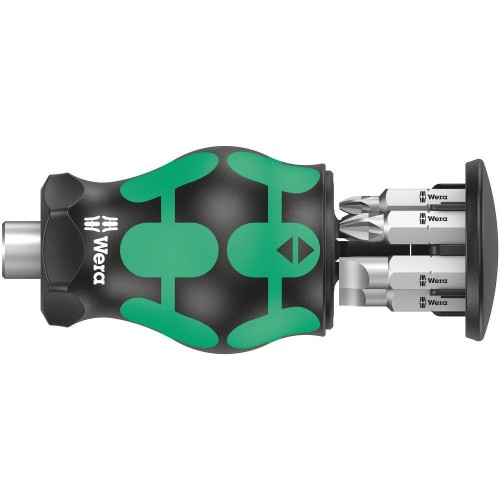 Wera 05008877001, conjuntos de bits negro/verde