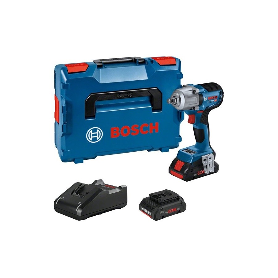 Atornillo de percusión bosch professional gds 18v-450 hc, 06019k4002 azul/negro