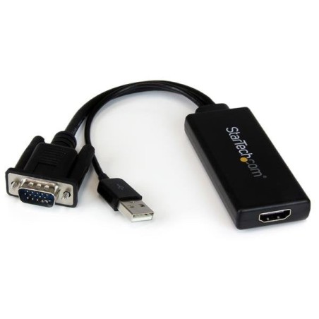 Startech adaptador vga a hdmi con audio