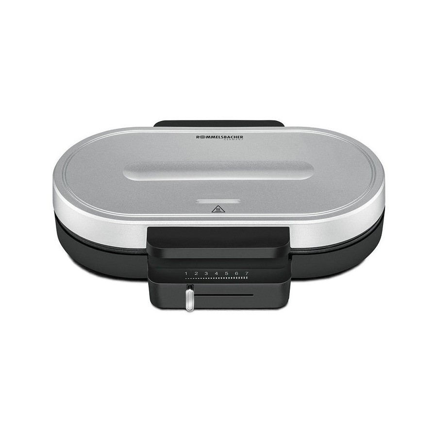 Gofrera  rommelsbacher wa 1250, negro/plateado