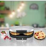 Gofrera  rommelsbacher wa 1250, negro/plateado