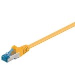 Cable goobay patch rj-45 cat.6a s/ftp amarillo, 10 metros 93700