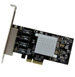 Startech tarjeta de red pci expres 4 puertos rj45 gigabit chipset intel i350  st4000spexi