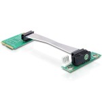 Delock 41370 tarjeta elevadora mini pci express  pci express x1 inserción izquierda