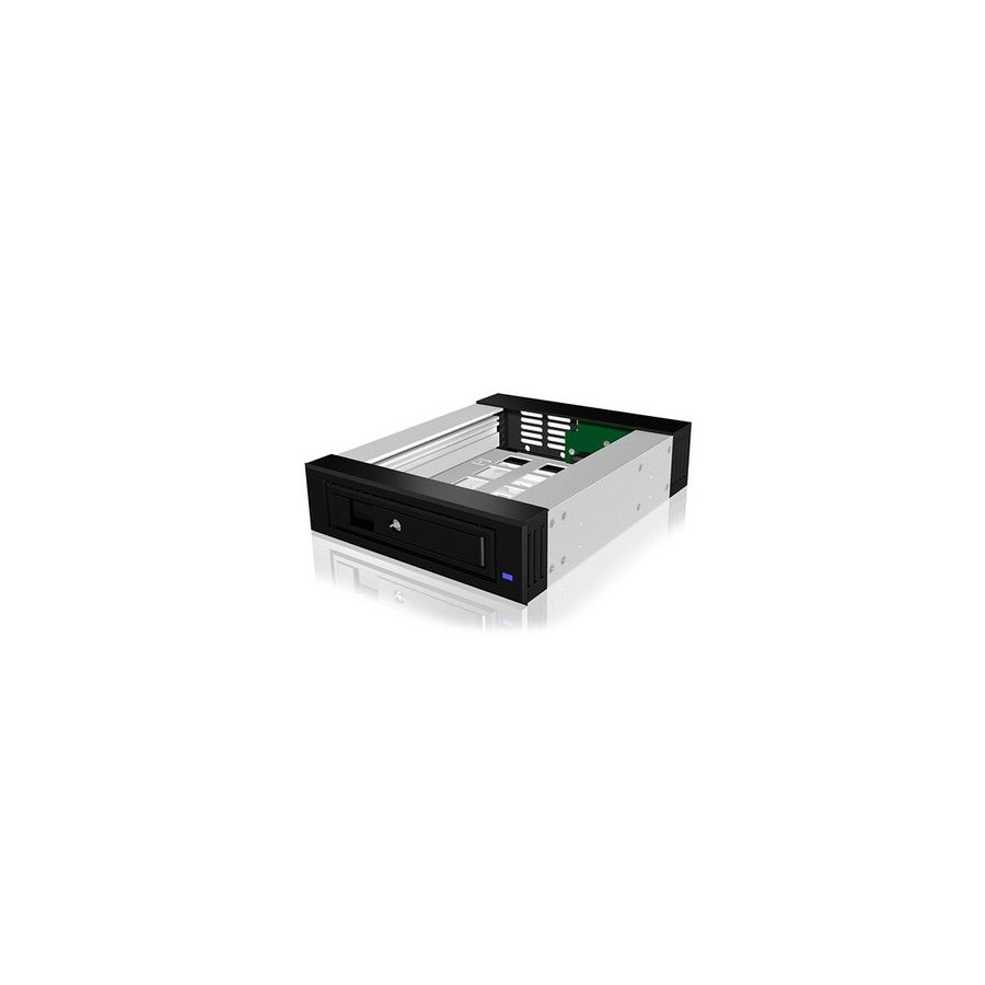 Soporte de expansión para disco duro icy box 99112, marco extraíble negro 99112
