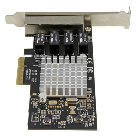 Startech tarjeta de red pci expres 4 puertos rj45 gigabit chipset intel i350  st4000spexi