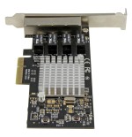 Startech tarjeta de red pci expres 4 puertos rj45 gigabit chipset intel i350  st4000spexi