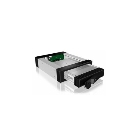 Soporte de expansión para disco duro icy box 99112, marco extraíble negro 99112