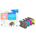 Tinta  peach 316331 4 pieza(s) negro, cian, magenta, amarillo 4 pieza(s), multipack