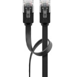 Cable de red  goobay 95380 negro 1 m cat6 u/utp (utp) negro, 1 m, cat6, u/utp (utp), rj-45, rj-45