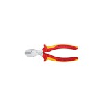 Alicates  knipex x-cut de corte diagonal amarillo acero cromo vanadio, de plástico, rojo/naranja, 16 cm, 175 g