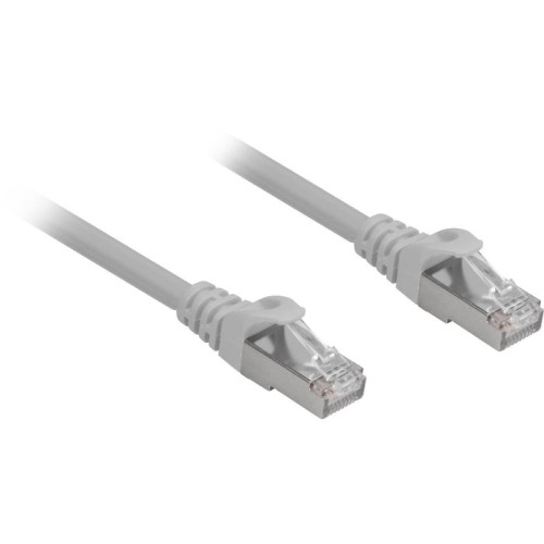 Cable de conexión sharkoon rj45 cat.6a sftp gris, 2 metros, lsoh (libre de halógenos) 4044951018444