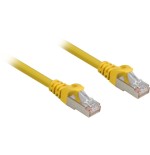 Cable de conexión sharkoon rj45 cat.6a sftp amarillo, 3 metros, lsoh (libre de halógenos) 4044951018536