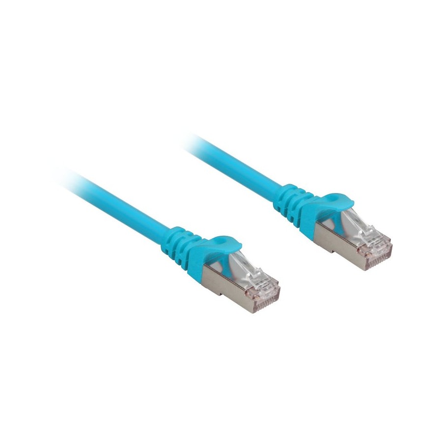 Sharkoon cat.6a sftp cable de red azul 5 m cat6a s/ftp (s-stp) azul, 5 m, cat6a, s/ftp (s-stp), rj-45, rj-45