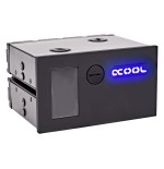 Compartimento de hielo alphacool, tanque de expansión negro, single laing d5 15247